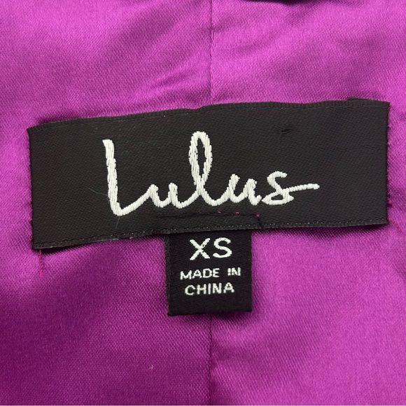 LULUS Bombshell Magenta Off-the-Shoulder Wrap Dress - Picture 7 of 9